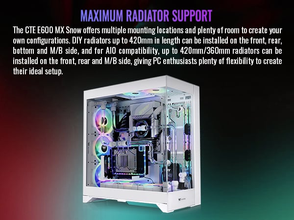 Thermaltake CTE E600 MX Mid Tower E-ATX Case